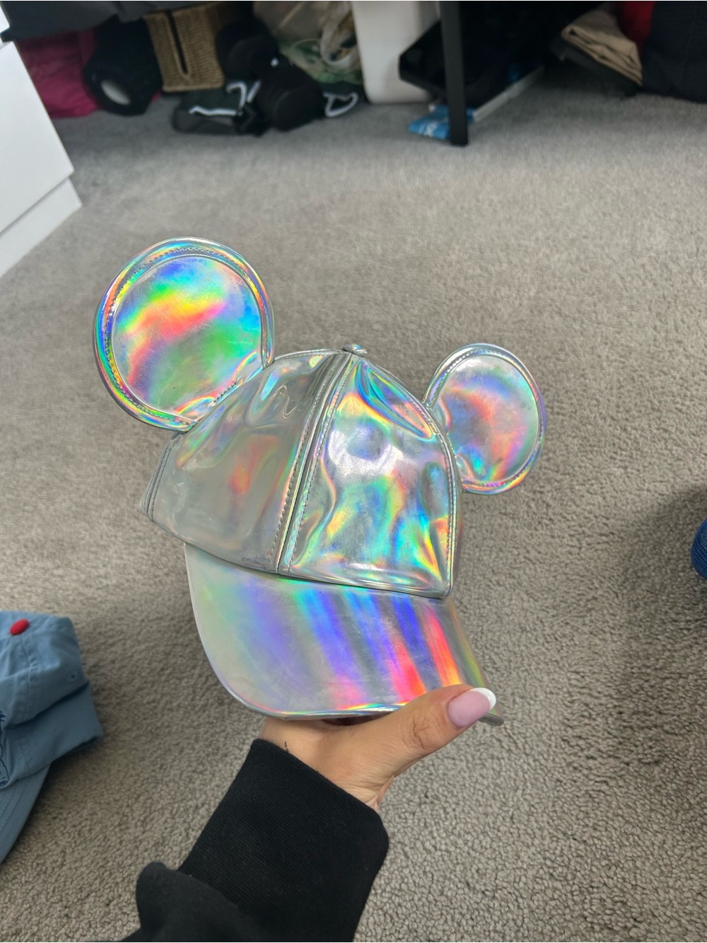 Holographic MICKEY Ear Cap - like the Epcot ball